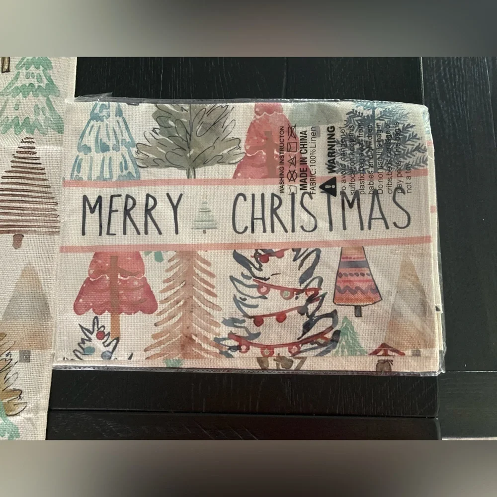 Christmas holiday table runner